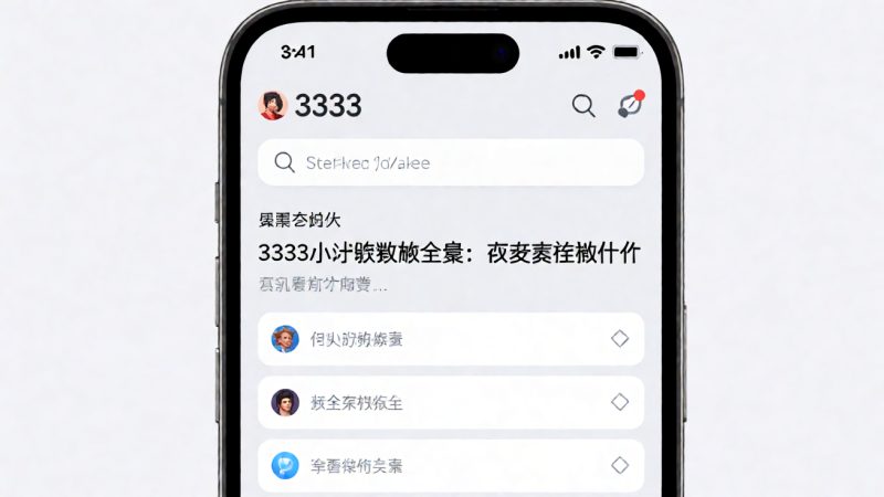 3333小游戏搜索全景:大家都在搜什么 配图