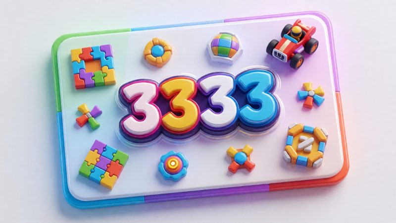 3333小游戏频道导览卡 配图